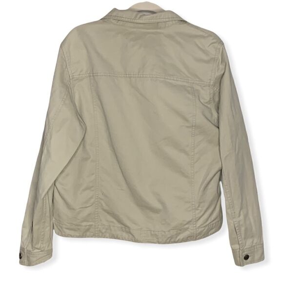 LL Bean Khaki Cotton Jacket - Picture 2 of 7